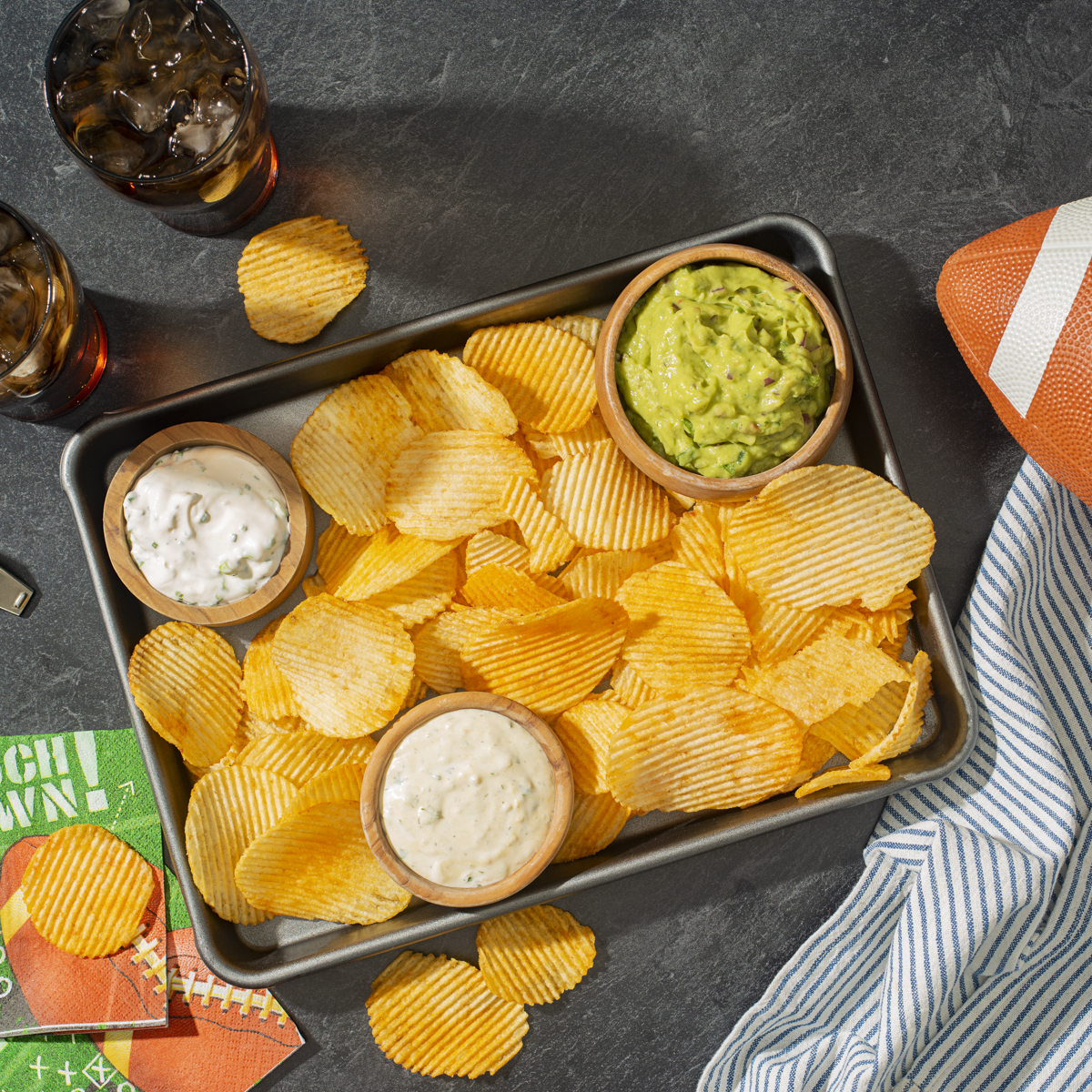 RUFFLES® Chips and Dip Platter Ruffles